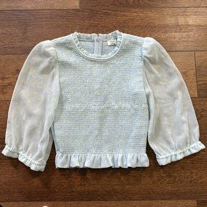 Aritzia Wilfred Tempest Short-Sleeve Blouse